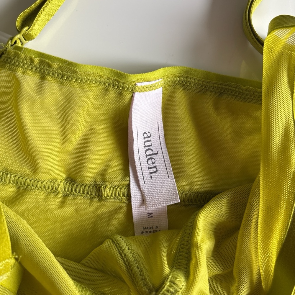 Auden Lemon Yellow Sports Bra - Picture 2 of 3